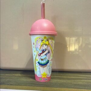 Sailor Moon Pink and White Tumbler